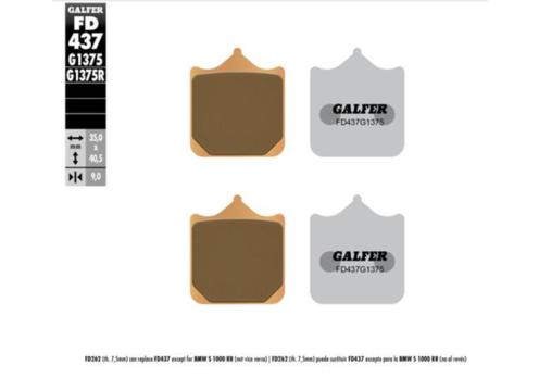 product image for Galfer Brake Pads Sintered Compound - BMW, Triumph