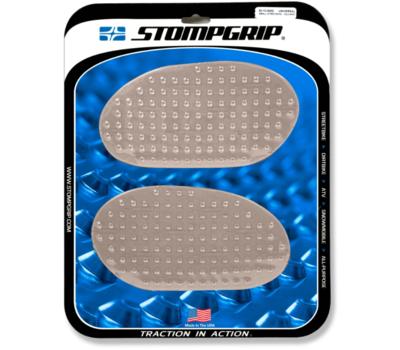 image of Stompgrip Universal Small Street Bike Grips - Volcano clear